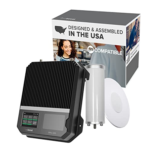 weBoost for Business Office 200 (75 Ohm) Cell Phone Signal Booster | 5G/4G LTE | All U.S Carriers - Verizon, AT&T, T-Mobile & More | Up to 8,000 sq ft | FCC Approved