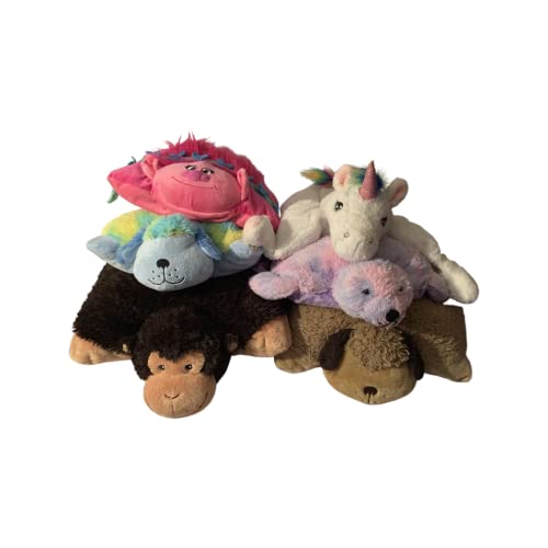 Weighted Lap Pad Pillow Pet, weighted buddy with 4 lbs, PLUSH LAP PAD, unicorn, Troll, zebra, monkey or dog