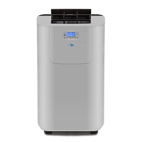 Whynter ARC-122DS 12,000 (7,000 BTU SACC) Elite Dual Hose Portable Air Conditioner, Dehumidifier, Fan and Storage Bag, up to 400 sq ft in Grey, Stainless Steel -2.1 Cubic Feet, Multi