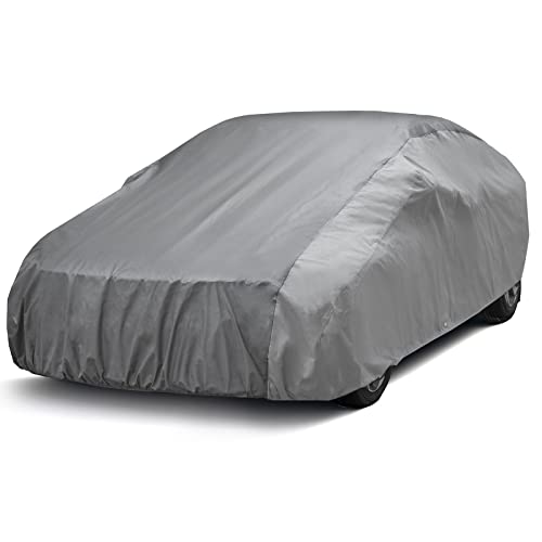 XCAR Ultra Light Waterproof Car Cover for Automobiles All Weather Protection, Windproof & Breathable, Fits Sedan Up to 200"
