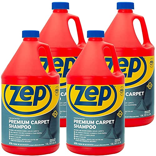 Zep Premium Carpet Shampoo - 128 Fl Oz - ZUPXC128 - Deep Cleaning and Stain Removal (4)
