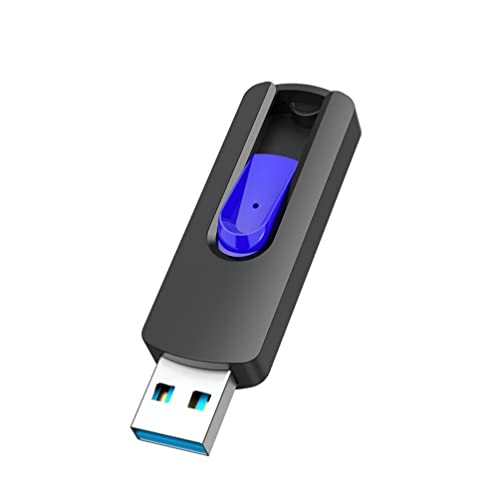 128GB JUANWE USB 3.0 Flash Drives Retractable Slide Memory Stick 128GB Zip Drive Backup Jump Drive for PC Laptop