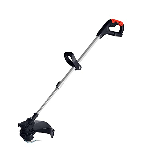 21V Weed Wacker, T TOVIA Cordless String Trimmer & Edger, 10 Inch Electric Weed Eater with 90° Adjustable Head and Loop Handle, Telescoping Shaft, Grass Trimmer(Battery and Charger are not Included)