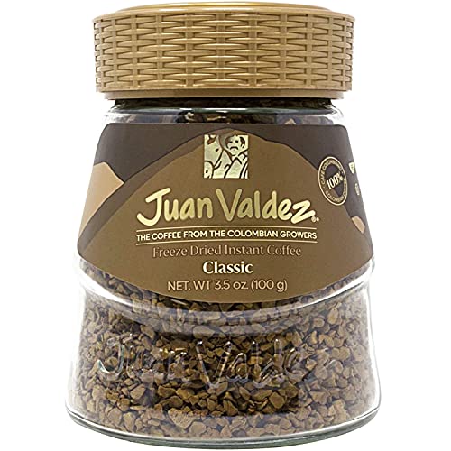 3.5 oz Juan Valdez Freeze Dried Colombian Premium Coffee/Cafe Colombia