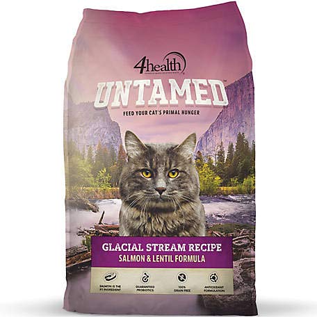 4health Untamed Glacial Stream Recipe Salmon & Lentil Formula Cat Food, 6 lb. Bag (15 lbs.)