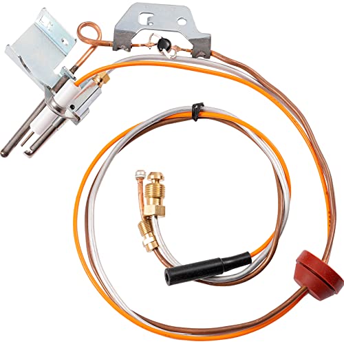 9003542 Water Heater Pilot Assembly NAT Gas Burner Assembly Replace 100109295 9003542005 18324190 9003530 Compatible with A.O Smith Kenmore State GS GSX Natural Gas Water Heater 