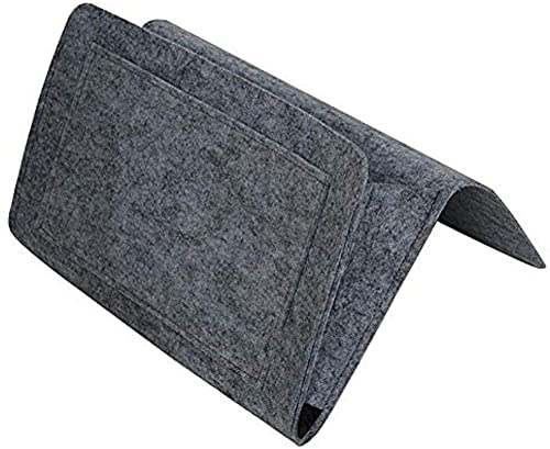 Bedside Storage Bag Felt Bed Sofa Side Pouch Remote Organizer Caddy Hanging Couch Bed Storage Holde Pockets