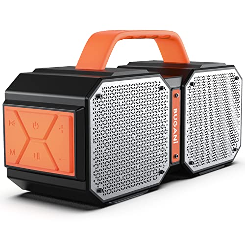 BUGANI Bluetooth Speakers, M83 Speaker IPX6 Waterproof Portable LargeWireless Speaker,Bluetooth 5.2, Wireless Two Pairing,24H Playtime,Suitable for Family Gatherings and Outdoor Bluetooth Speaker