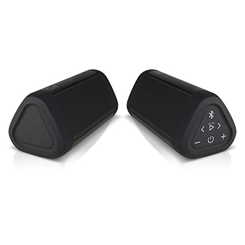 Cambridge Soundworks OontZ Angle 3 Ultra Dual (4th Gen) Waterproof 5.0 Bluetooth Speaker, Two Speaker Edition, 14 Watts, Hi-Quality Sound & Bass, 100 Ft Wireless Range (Black)