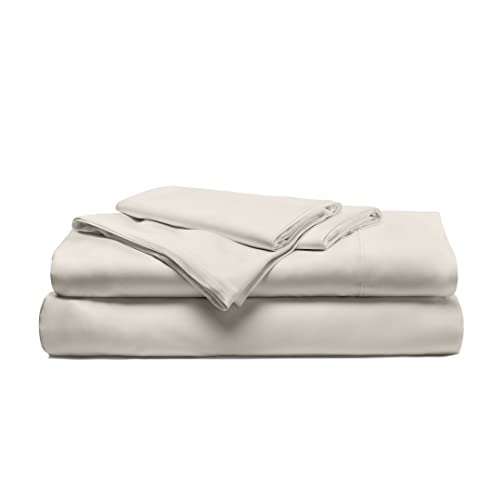 Cariloha Resort Bamboo-Viscose 4-Piece Bed Sheet Set - Cooling, Odor-Resistant, Hypoallergenic, Soft and Durable - Flat and Fitted Sheets and Two Pillowcases - King - Harbor Gray