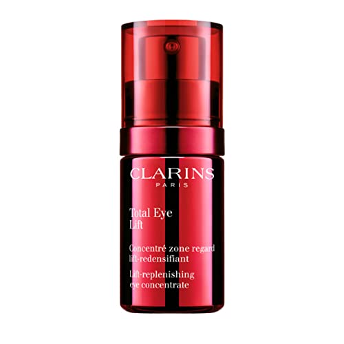 Clarins Total Eye Lift Cream | Anti-Aging, Firms & Smooths | Targets Wrinkles, Crow's Feet, Dark Circles, Puffiness | 94% Natural Ingredients, Plant-Based, 0.5 Fluid Ounces