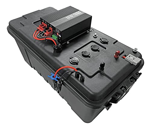 Cutting Edge Power Eco Overlanding Solar Generator Battery Box for 12V AGM, SLA, or Lithium Batteries 40A 26" L x 11.2” W x 11.5” H