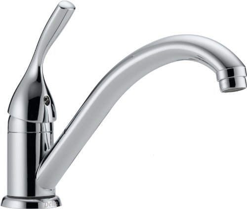 Delta Faucet Classic Single-Handle Kitchen Sink Faucet, Chrome 101-DST