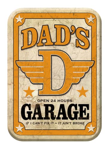 Desperate Enterprises Dad's Garage Refrigerator Magnet - Funny Magnets for Office, Home & School - Made in The USA