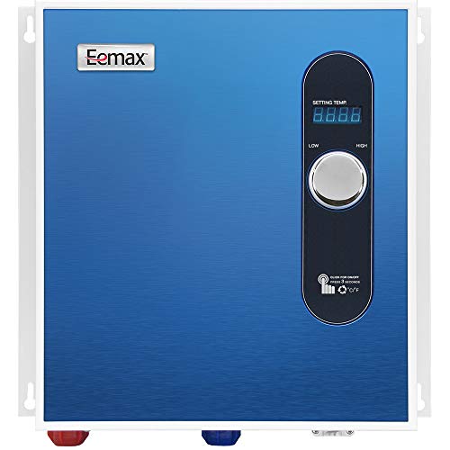 Eemax EEM24027 Electric Tankless Water Heater, Blue