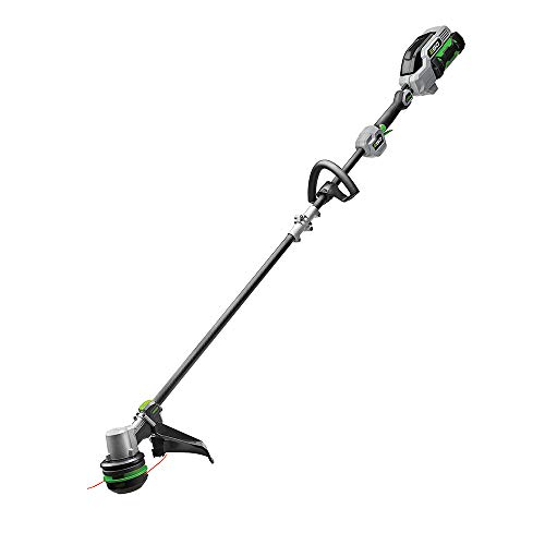 EGO Power+ ST1521S 15-Inch String Trimmer with POWERLOAD and Carbon Fiber Split Shaft Weed Wacker 2.5Ah Battery and Charger Included