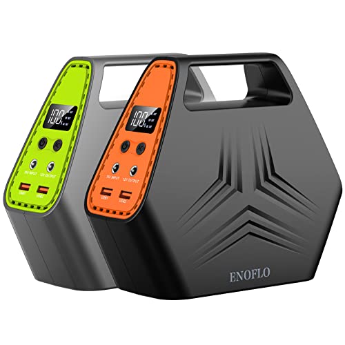 ENOFLO Power Bank with AC Outlet 26400mAh Portable Power Station 97Wh Solar Generator Battery Pack Portable Laptop Charger 100W Portable Power Bank 110V Battery Bank Laptop Battery Charger Portable