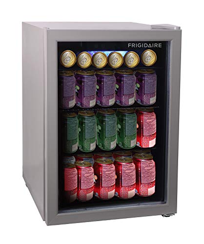 FRIGIDAIRE EFMIS9000-AMZ Freestanding Beverage Center Fridge-Fits 25 Bottles OR 88 Cans, Black