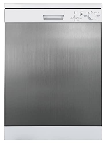 GadgetsTalk Stainless Steel Dishwasher Cover Magnetic Decal Instant Stainless Large Magnetic Dishwasher Cover Easily Trimmable Dishwasher Covers For The Front Magnetic (23 x 28 Inches)