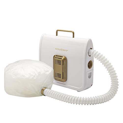 Gold 'N Hot Professional Ionic Soft Bonnet Hair Dryer | Reduce Frizz for Natural, Healthy-Looking Hair