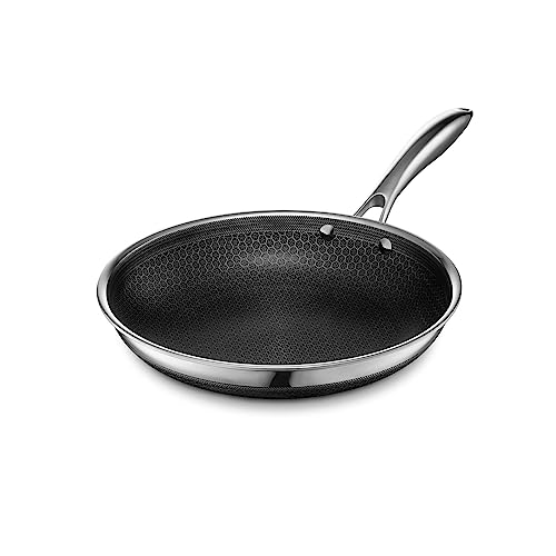 HexClad 10 Inch Hybrid Stainless Steel Frying Pan (Pan)