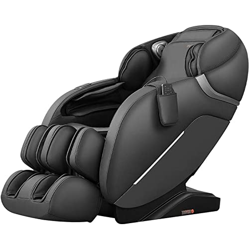 iRest SL Track Massage Chair Recliner, Full Body Massage Chair with Zero Gravity, Bluetooth Speaker, Airbags, Heating, and Foot Massage (Black) 1