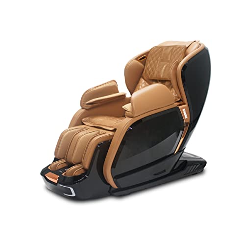 Kahuna Massage Chair - [LM Luxury Massage Chair LM-6800T - Fully Assembled 24 Auto Programs Black/Camel