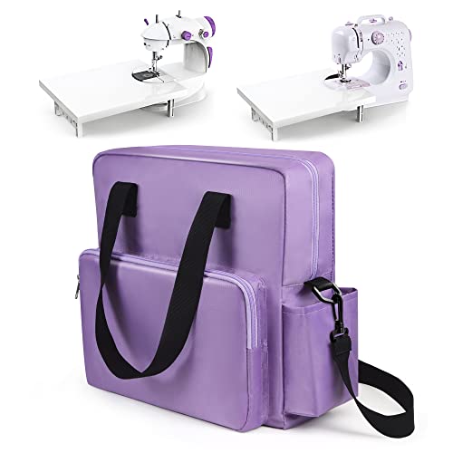 KPCB Tech Sewing Machine Case Carrying Case for Mini Sewing Machine (Purple)