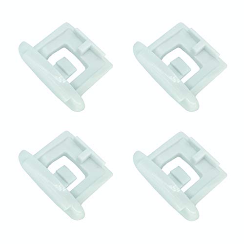 LONYE WD12X10304 Dishwasher Rack Slide End Cap Fit for GE Hotpoint Dishwasher WD12X344 AP4484666 PS2370502(Pack of 4)