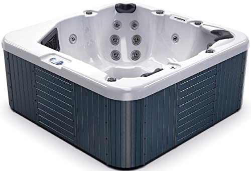 Luxuria Spas Newport 6-Person 57-Jet Lounger Hot Tub with Ozonator