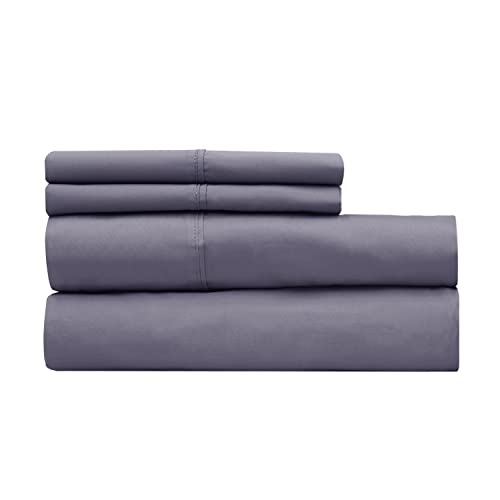 Marquess Bamboo Sheet Set-Luxury Soft,Smooth Cooling 4-Piece Sheets for Summer, Rayon from Bamboo Bedding, Breathable & Easy Care with 16‘’ Deep Pocket,Fade Resistant (King, Charcoal)