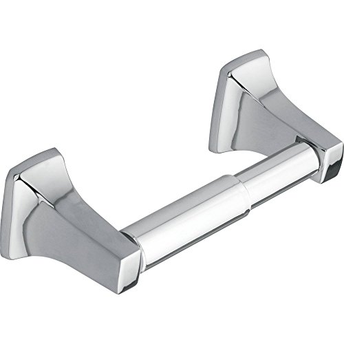 Moen Contemporary Chrome Spring Toilet Paper Holder Wall Mount in Bathroom, P5050