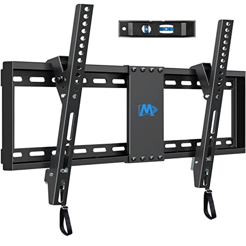 Mounting Dream UL Listed TV Mount for Most 37-70 Inch TV, Universal Tilt TV Wall Mount Fit 16", 18", 24" Stud with Loading Capacity 132lbs, Max Vesa 600 x 400mm, Low Profile Flat Wall Mount Bracket