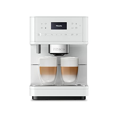 NEW Miele CM 6160 MilkPerfection Automatic Wifi Coffee Maker & Espresso Machine Combo, Lotus White - Grinder, Milk Frother