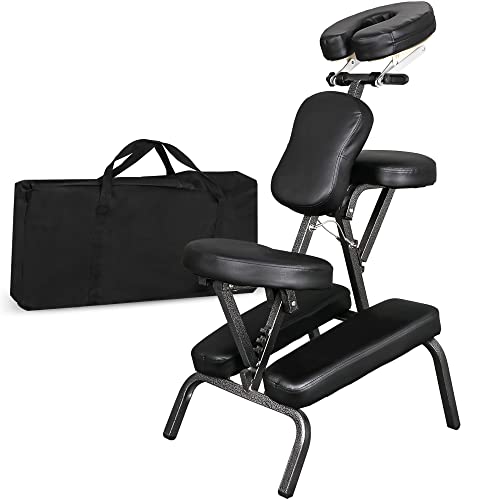 Nova Microdermabrasion Portable Massage Chair Foldable Tattoo Therapy Chair 4 Inches Thickness Sponge Face Cradle Spa Salon Massage Chair