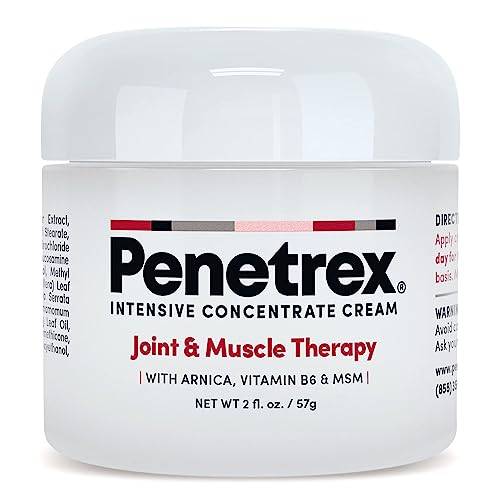 Penetrex Joint & Muscle Therapy – 2oz Cream – Intensive Concentrate Rub for Joint and Muscle Recovery, Premium Formula with Arnica, Vitamin B6 and MSM Provides Relief for Back, Neck, Hands, Feet