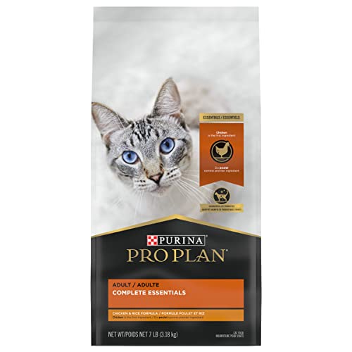 Purina Pro Plan High Protein Cat Food With Probiotics for Cats, Chicken and Rice Formula - 7 lb. Bag