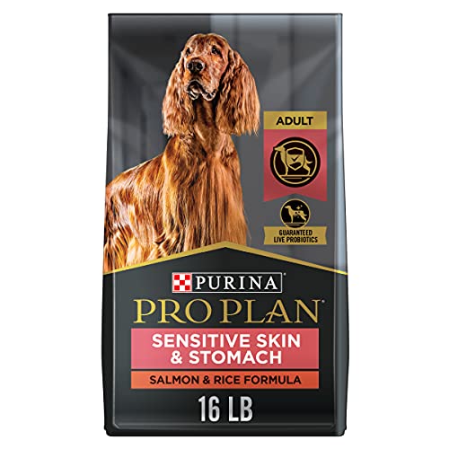 Purina Pro Plan Sensitive Skin and Stomach Dog Food Salmon and Rice Formula - 16 lb. Bag