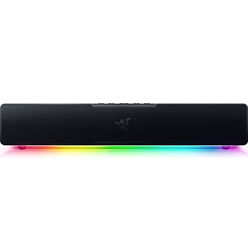 Razer Leviathan V2 X: PC-soundbar-with Full-Range Drivers - Compact Design - Chroma RGB - USB Type C Power-and Audio Delivery - Bluetooth 5.0-for PC,-Laptop, Smartphones, Tablets-&Nintendo Switch