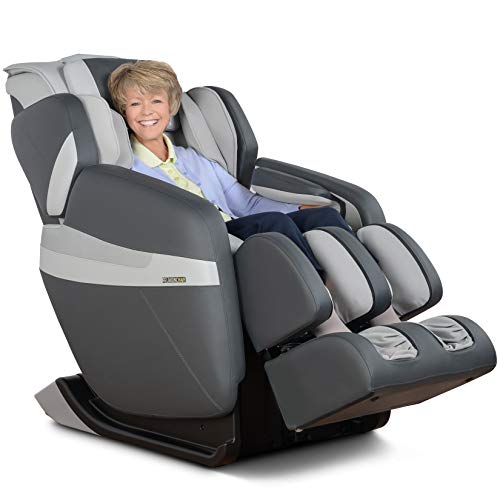 RELAXONCHAIR [MK-Classic Full Body Zero Gravity Shiatsu Massage Chair with Built-in Heat and Air Massage System (Gray)