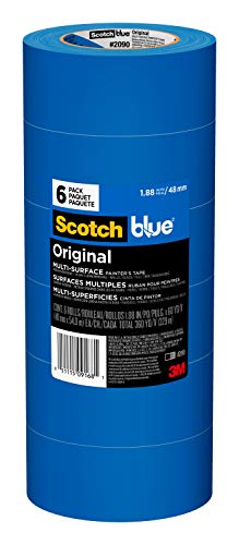 Scotch Painter's Tape Original Multi-Surface Painter's Tape, 1.88 inches x 60 yards (360 yards total), 2090, 6 Rolls