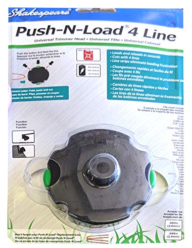 Shakespear Push N Load Trimmer Head 14547 Fits Most Models