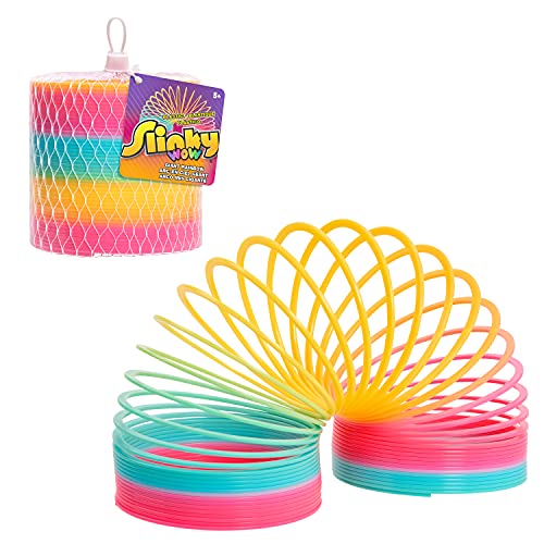 Slinky the Original Walking Spring Toy, Basket Stuffers, Fidget and Sensory Toys for Kids by Just Play, Kids Toys for Ages 5 Up, Gifts and Presents by Just Play