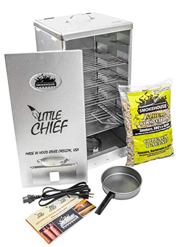 Smokehouse Products Little Chief Front Load Smoker, One Size (9900-000-0000),Silver