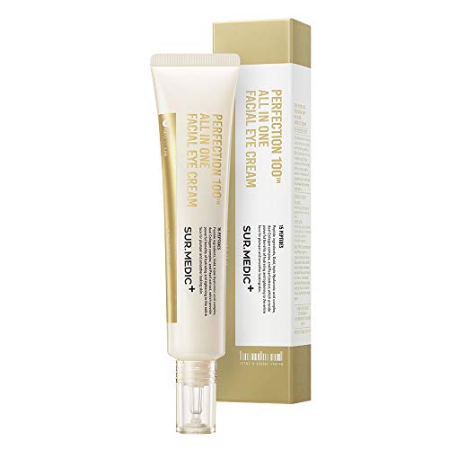 SUR.MEDIC+ 24K Gold Perfection All In One Cream for Face & Eye with Hyaluronic Acid, Panthenol and 24 Gold 1.18 oz