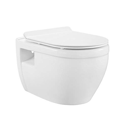 Swiss Madison Well Made Forever Ivy SM-WT450 Wall Hung Toilet, Glossy White