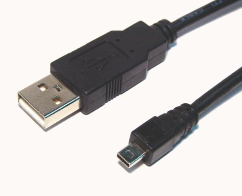 Synergy Digital Camera USB Cable, Works with Casio Exilim EX-Z800 Digital Camera, 5 Ft. (8 Pin) Data USB Cable