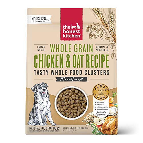 The Honest Kitchen Whole Food Clusters Whole Grain Chicken & Oat Dry Dog Food, 5 lb Bag