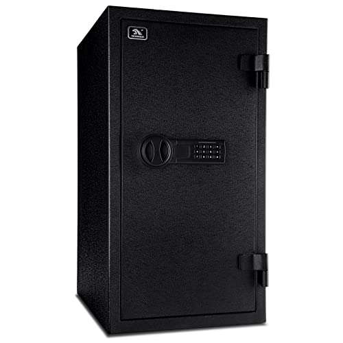 TIGERKING Safe Box, 3.47 Cubic Feet,Large Steel Fireproof Money Safe with Digital Lock for Home and Office