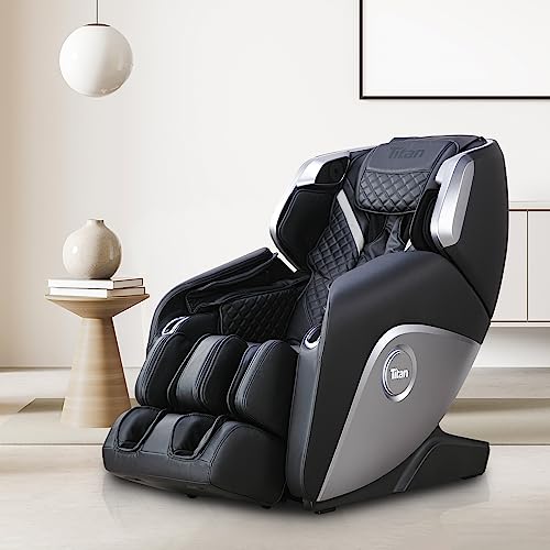 Titan Osaki 3D Elite 3D Massage Intelligent Voice Control Full Body Reclining Zero Gravity Heated Massage Chair with Specialized Foot Roller and Calf Roller (Black)